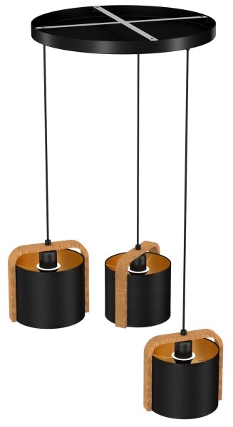 Lampadario su corda JONKO 3xE27/60W/230V