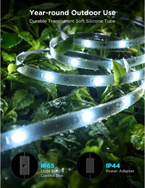 Govee - Striscia LED per esterni Pro SMART RGBICWW 10m Wi-Fi IP65