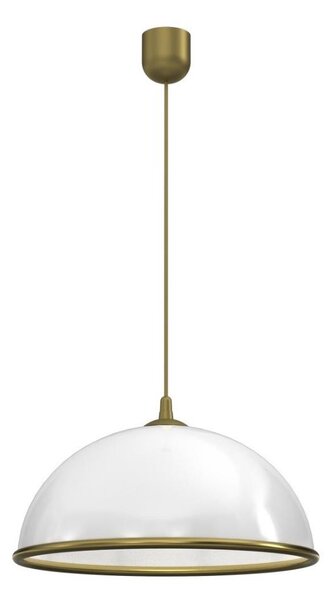 Lampadario a sospensione con filo KITCHEN 1xE27/15W/230V bianco/oro
