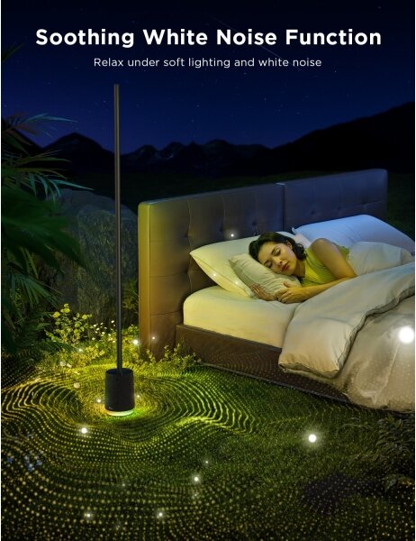 Govee - Lampada LED da terra con altoparlante Pro RGBICWW Wi-Fi + +TC