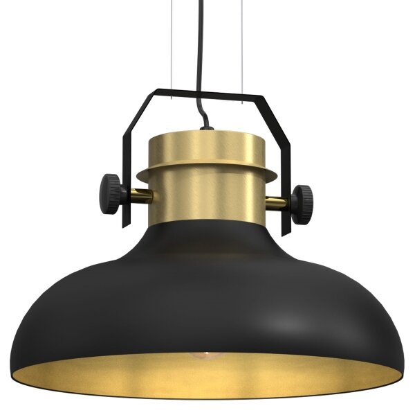 Lampadario su corda HELSING 1xE27/60W/230V dorato