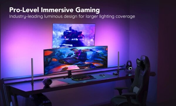 Govee - SET 2x Smart Gaming Wi-Fi LED RGBIC Panels + Smart Dual + +TC