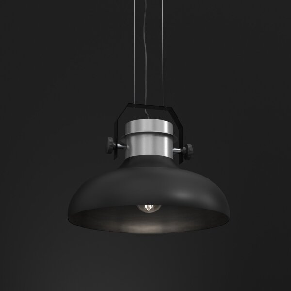 Lampadario a sospensione con filo HELSING 1xE27/60W/230V cromo opaco