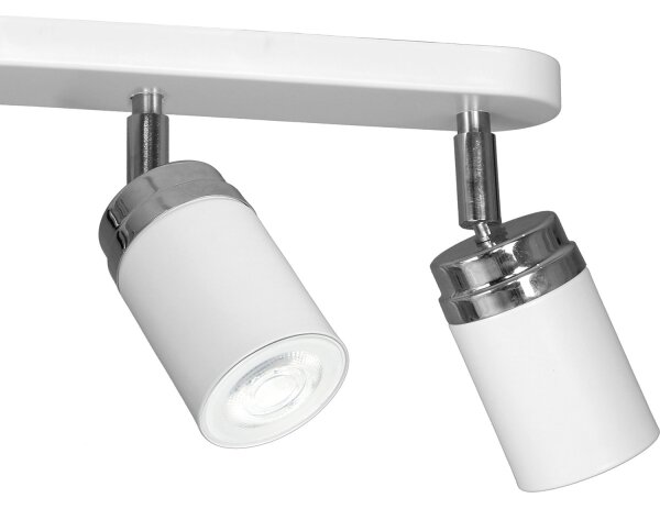 Faretto RENO 3xGU10/8W/230V bianco/cromo