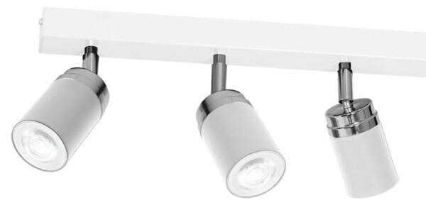 Faretto RENO 6xGU10/8W/230V bianco/cromo