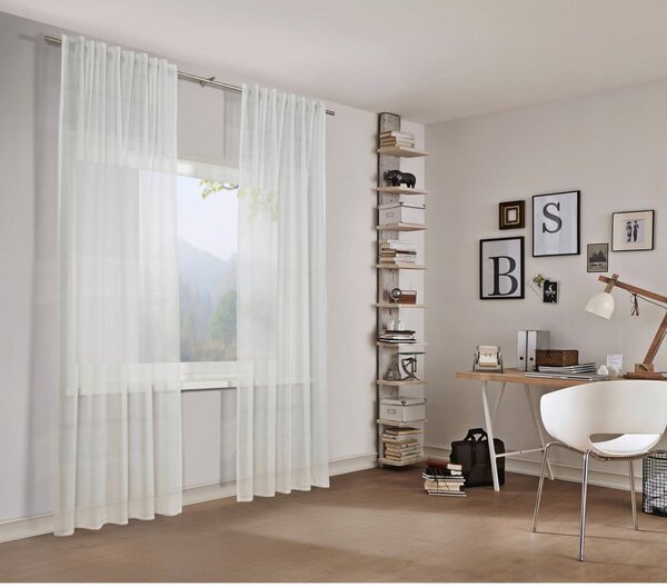 Tenda sottile bianca 140x245 cm Etamine – Sehlbach