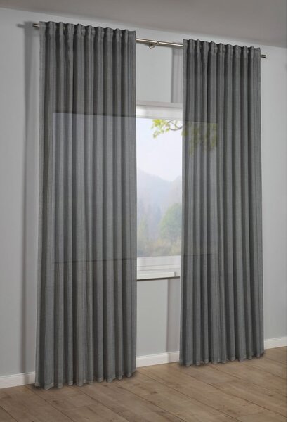 Tenda grigio scuro 135x245 cm Etamine – Sehlbach