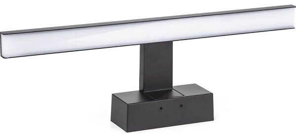 Aigostar - Illuminazione per specchio da bagno a LED 8W/230V 4000K 40 cm IP44 nero