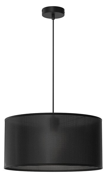Lampadario a sospensione con filo LOFT SHADE 1xE27/60W/230V diametro 40 cm nero
