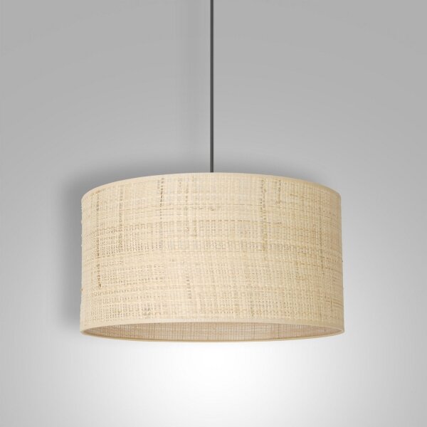 Lampadario a sospensione con filo RATTAN 1xE27/60W/230V diametro 40 cm rattan