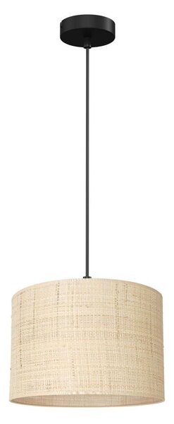 Lampadario a sospensione con filo RATTAN 1xE27/60W/230V diametro 25 cm rattan