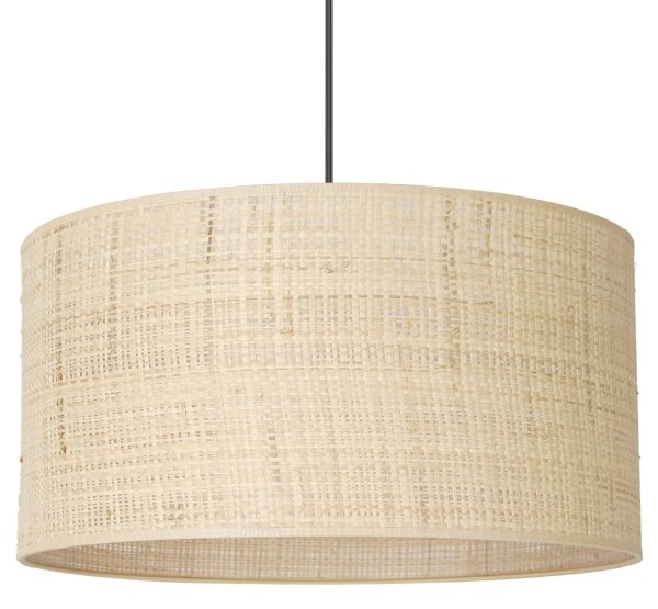 Lampadario a sospensione con filo RATTAN 1xE27/60W/230V diametro 40 cm rattan