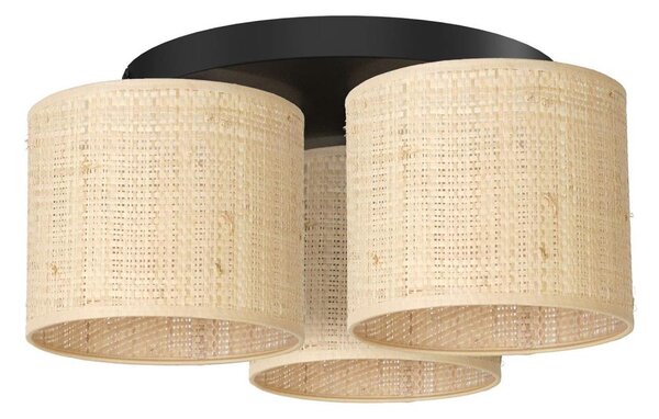 Lampadario a plafone RATTAN 3xE27/60W/230V rattan