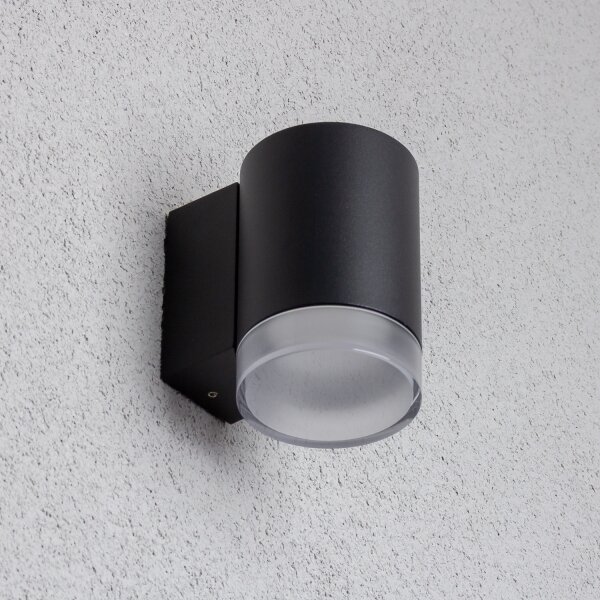 Brilagi - Applique da esterno LED RGBW MATERA 1xGU10/4,8W/230V nero IP54