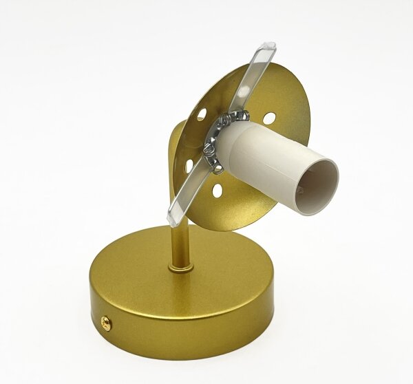 Brilagi - Lampada da parete MALIVA 1xE14/15W/230V dorata/bianca