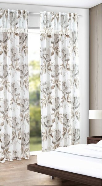 Tenda bianca/marrone 135x245 cm – Sehlbach