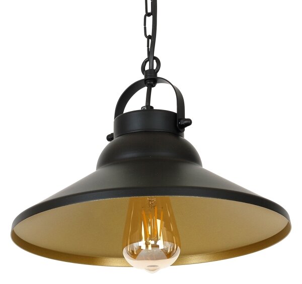 Lampadario a sospensione con catena IRON 1xE27/60W/230V