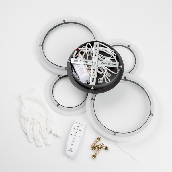 Brilagi - Plafoniera LED dimmerabile a montaggio superficiale ORBITS LED/50W/230V 3000-6500K + telecomando