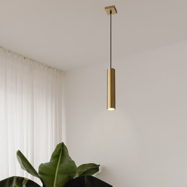 Brilagi - Lampadario sospeso su cavo CRISPINA 1xGU10/10W/230V oro