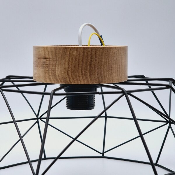 Brilagi - Plafoniera WOODY BASKET 1xE27/60W/230V rovere