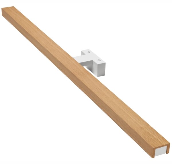 Brilagi-Illuminazione a LED per specchi da bagno WOODY MIRROR LED/15W/230V IP44 quercia/bianco
