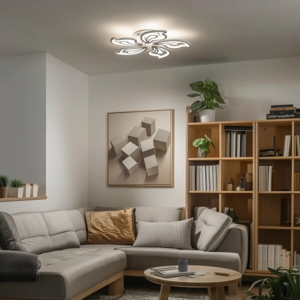 Brilagi - Lampadario a plafone LED dimmerabile TWIST LED/125W/230V 3000-6500K + +TC