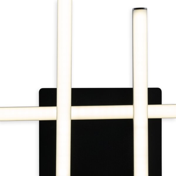 Brilagi - Plafoniera a LED STRIPES LED/37W/230V nera