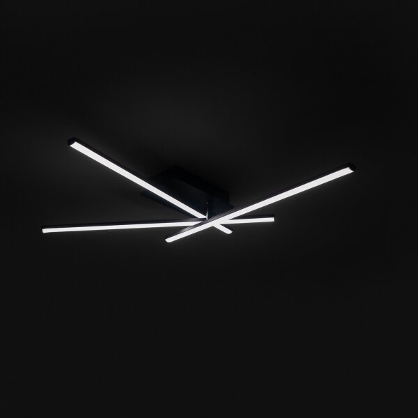 Brilagi - Plafoniera LED STRIPES LED/30W/230V nera
