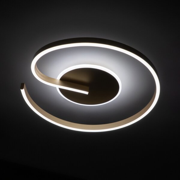Brilagi - Plafoniera LED dimmerabile SPIRAL LED/56W/230V 3000/4000/6000K+telecomando