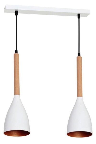 Lampadario a sospensione con filo MUZA 2xE27/60W/230V