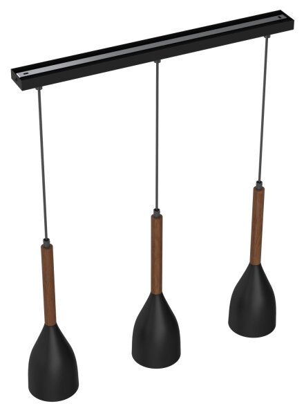 Lampadario a sospensione con filo MUZA 3xE27/60W/230V