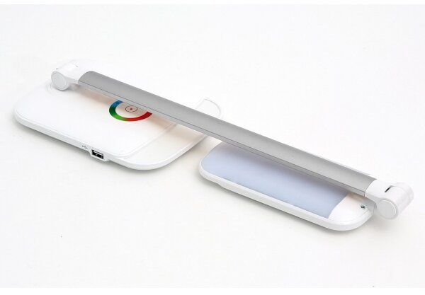 Lampada da tavolo LED RGB dimmerabile con touch LED/18W/230V + USB
