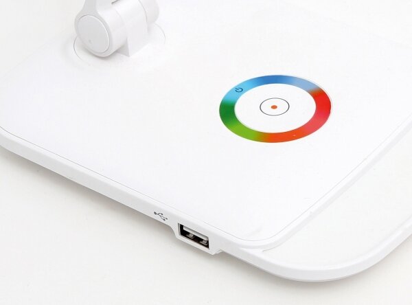 Lampada da tavolo LED RGB dimmerabile con touch LED/18W/230V + USB