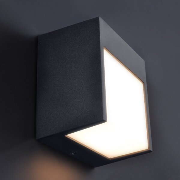 Brilagi - Applique a LED da esterno TERNI LED/12W/230V nero IP44