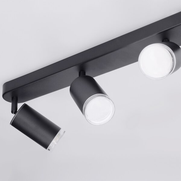 Brilagi - Luce Spot da bagno SELE 4xGU10/30W/230V IP44 nero