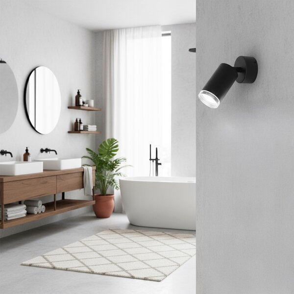 Brilagi - Luce Spot da bagno SELE 1xGU10/30W/230V IP44 nero