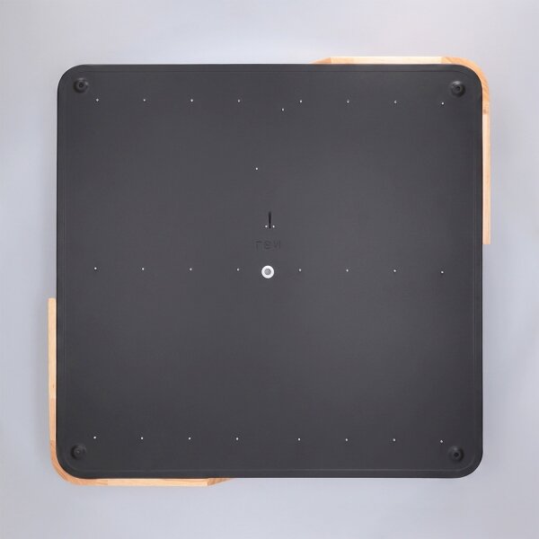 Brilagi - Plafoniera LED dimmerabile PILANA LED/48W/230V rovere/nero 56x56 cm + telecomando