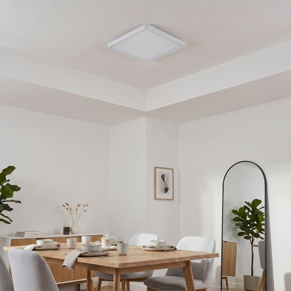 Brilagi - Plafoniera LED dimmerabile da soffitto ESTELA SQUARE LED/36W/230V 31x31 cm bianca + telecomando incluso