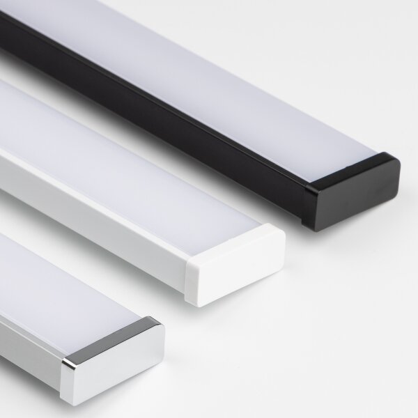 Brilagi - VESTRA Specchio da bagno con luce LED, 8W/230V, 40 cm, IP44, Nero