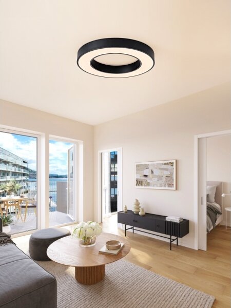Immax NEO 07209L-Luce LED dimmerabile PASTEL LED/53W/230V 60cm nero Tuya+RC
