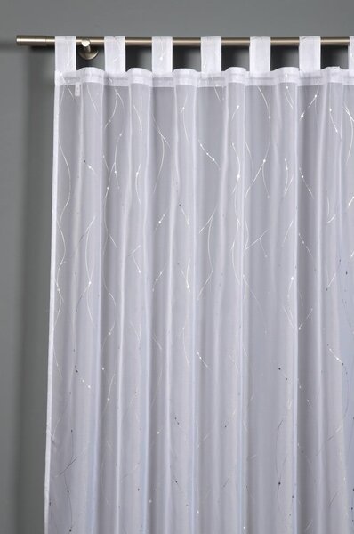 Tenda sottile bianca in voile 140x245 cm – Sehlbach
