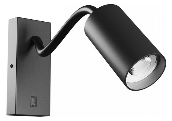 Faretto da parete SQUALLA VARIOSA 1xGU10/10W/230V nero