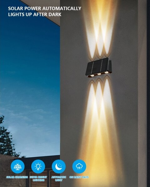 Immax 08491L - Applique a LED solare con sensore LED/2W/5V IP54