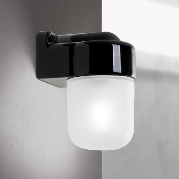 Orion - Lampada da parete OSTIA 1xE27/40W/230V nera