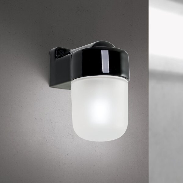Orion - Lampada da parete OSTIA 1xE27/40W/230V nera