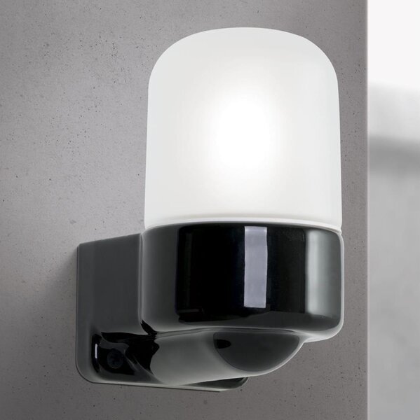 Orion - Lampada da parete OSTIA 1xE27/40W/230V nera
