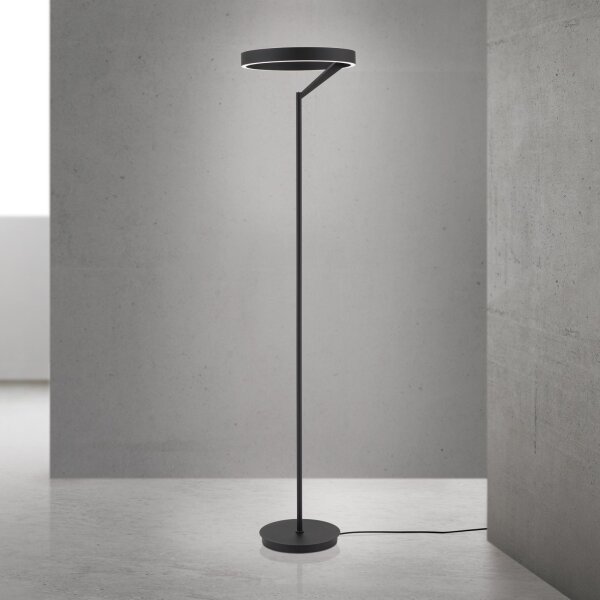 Orion - Lampada da terra dimmerabile a LED KOLK LED/40W/230V 2700/4000K nera
