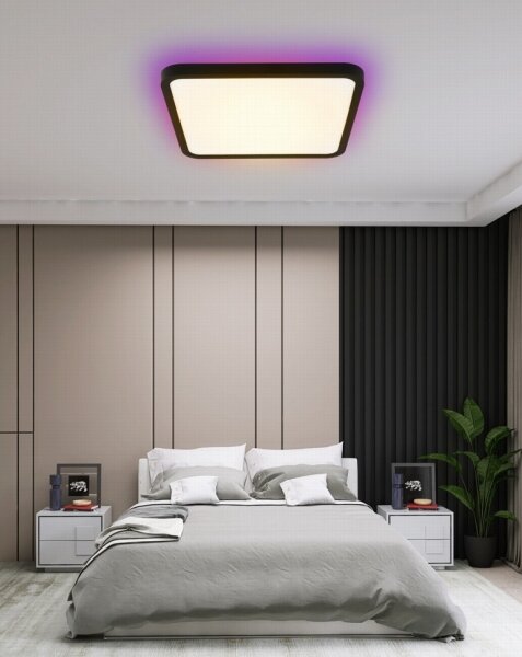 Immax NEO 07167-B40-LED RGBCCT Lampada dimmerabile 50W/230V Wi-Fi Tuya black+TC