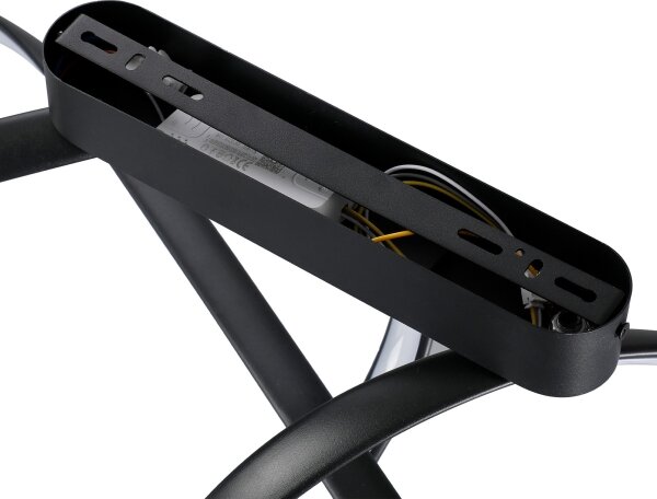 Brilagi-LED Plafoniera dimmerabile TWISTER LED/60W/230V 3000-6000K nero + telecomando
