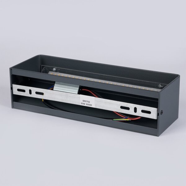 Brilagi -LED Applique da esterno DONNANI LED/12W/230V 30 cm antracite IP44